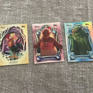 Topps Disney Set of # Moana Trading Cards 2025 Te Fiti, Tala & Heihei!